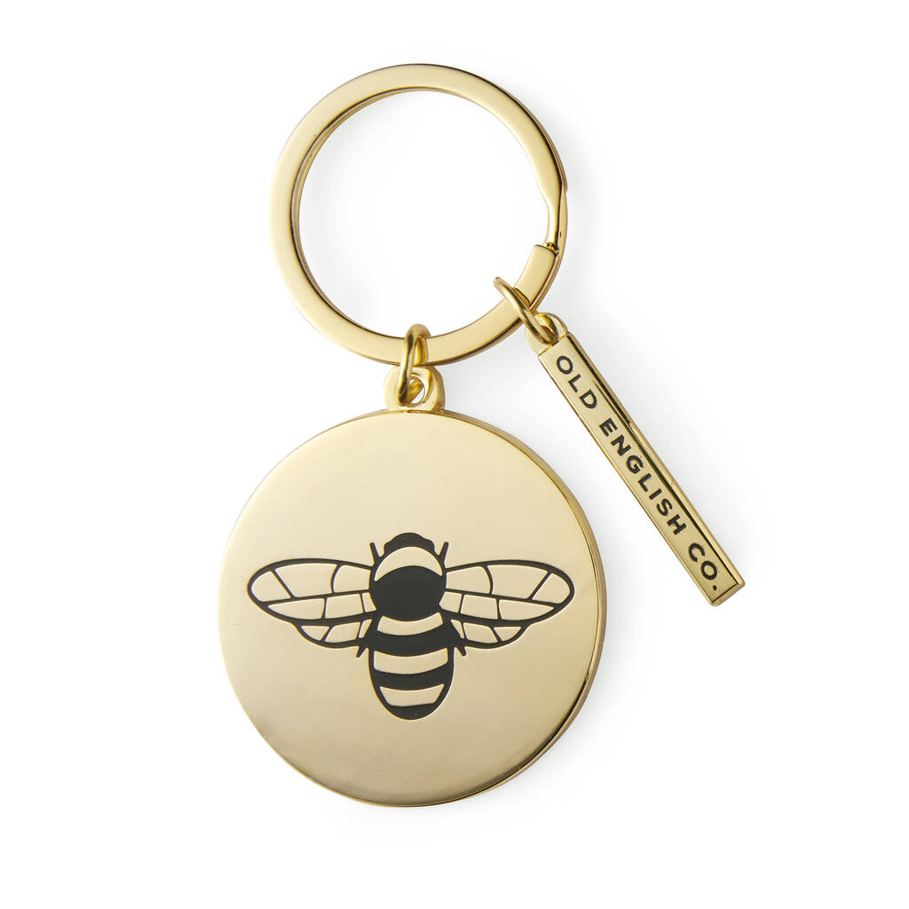 Gold Bee Keyring By Old English Company | notonthehighstreet.com