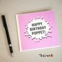 Happy Birthday Poppet! Card, thumbnail 2 of 2
