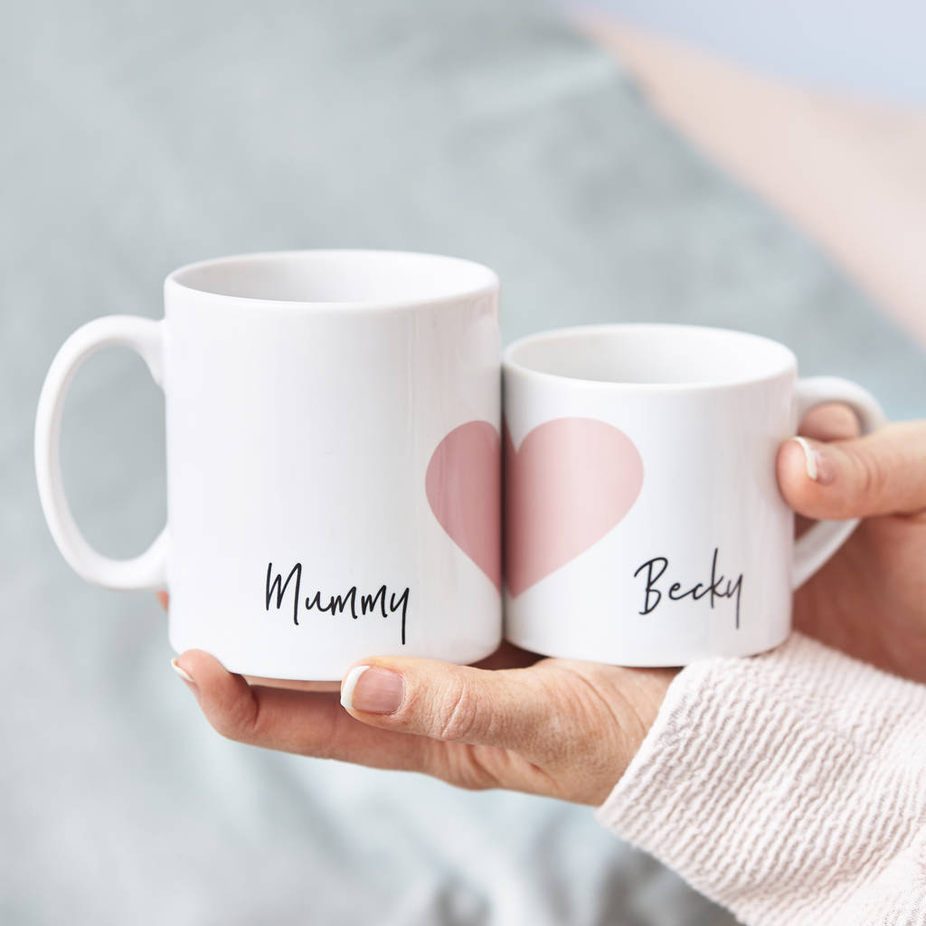 Mummy And Me Personalised Mug Set, 1 of 5