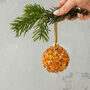 Luxury Christmas Tree Amber Bauble, thumbnail 3 of 4