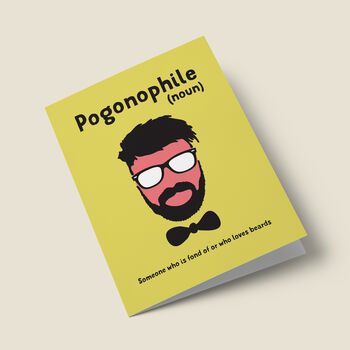 'Pogonophile' Beard Card, 3 of 4