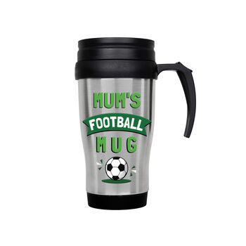 Personalised Football Thermal Mug For Him, 4 of 4