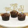 Anniversary Cupcake Toppers Set Of 12, thumbnail 1 of 3