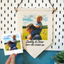 Father's Day Personalised Photo Hanging Banner Flag, thumbnail 4 of 8