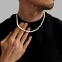 Full Genuine Freshwater Pearl Necklace Chain, Customisable, thumbnail 2 of 8
