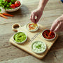 Personalised Wooden Dip Serving Board, thumbnail 1 of 6