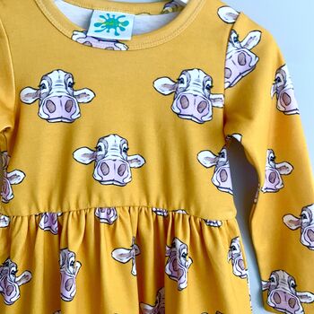 Organic Cows Dress, 3 of 3