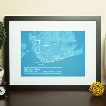 Personalised Great South Run Map Poster, 2 of 12