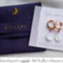 Rainbow Moonstone Hoop Earrings, thumbnail 11 of 12