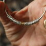 Silver Milestone Cuff Bangle, thumbnail 5 of 6