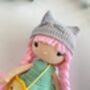 Crochet Doll With Summer Outfit For Kids, thumbnail 9 of 12