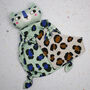 Leopard Soft Toy And Bib Gift Set, thumbnail 2 of 6