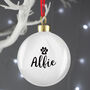 Custom Pet Christmas Bauble Gift, thumbnail 1 of 3
