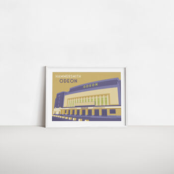 Hammersmith Odeon London Travel Poster Art Print, 4 of 8