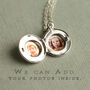 Personalised Silver Locket Necklace, thumbnail 4 of 12
