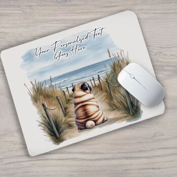 Personalised Pug Dog Beach Walk Collection, 6 of 8
