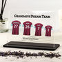 Personalised Grandad’s Dream Team Football Plaque, thumbnail 1 of 3