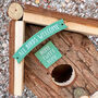 Bark Wooden Bird House Gift For Gardeners, thumbnail 2 of 7