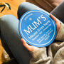 Personalised Blue Plaque Mouse Mat For Mum, thumbnail 2 of 5