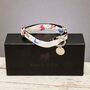 The Disley Pink And Blue Floral Dog Collar, thumbnail 4 of 9