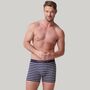 Multipack Four Pairs Of Men's Bamboo Trunks In Hoopla, thumbnail 2 of 7