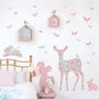 Baby Deer And Friends Fabric Wall Sticker, thumbnail 1 of 4