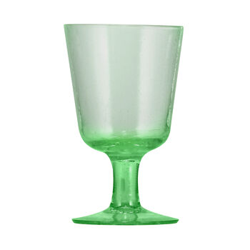 Hand Blown Colourful Bubble Wine Glass, 5 of 11