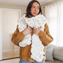 Classic Jumbo Knitted Long Scarf, thumbnail 8 of 11