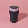 Circular And Co Coffee Cup Made From Fabric 8oz Dusk Pink, thumbnail 1 of 6