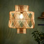 Two Tone Woven Ceiling Shade, thumbnail 3 of 5