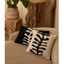 Organic Shape Wool And Cashmere Knitted Cushion White, thumbnail 1 of 4