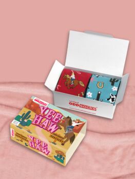 United Oddsocks Yee Haw Ladies Gift Set, 4 of 5