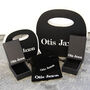 Black Oxidised Silver Split Bar Ear Cuff Earrings, thumbnail 6 of 6