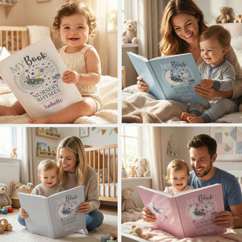 Nursery Rhymes Book Personalised For Baby, 2 of 12