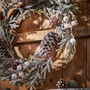 Extra Large Snowy Winter Wreath, thumbnail 3 of 3
