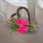 Floral Heart Shape Rattan Wreath, thumbnail 1 of 7