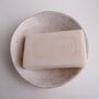 Handmade Mini Speckled Cream Pottery Soap Dish, thumbnail 4 of 9