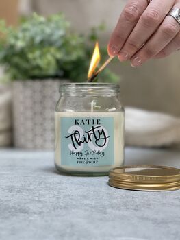 30th Birthday Candle | Personalised, 2 of 5