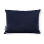 Luxury Super Soft Velvet Cushion Navy Blue, thumbnail 2 of 3