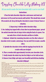 Dazzling Chocolate Lolly Making Kit, 6 of 9