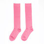 Women's Knee High Glitter Socks Hot Pink, thumbnail 2 of 2