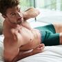 Three Pack Men's Stretch Trunks Heritage Colours, thumbnail 4 of 5