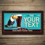 Tipsy Toucan Personalised Bar Runner And Coasters, thumbnail 3 of 8