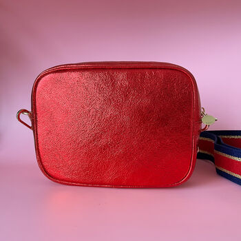 Personalised Leather Cross Body Handbag, 7 of 12