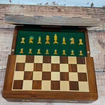 Wooden Chess Set Family Board Game, 4 of 5