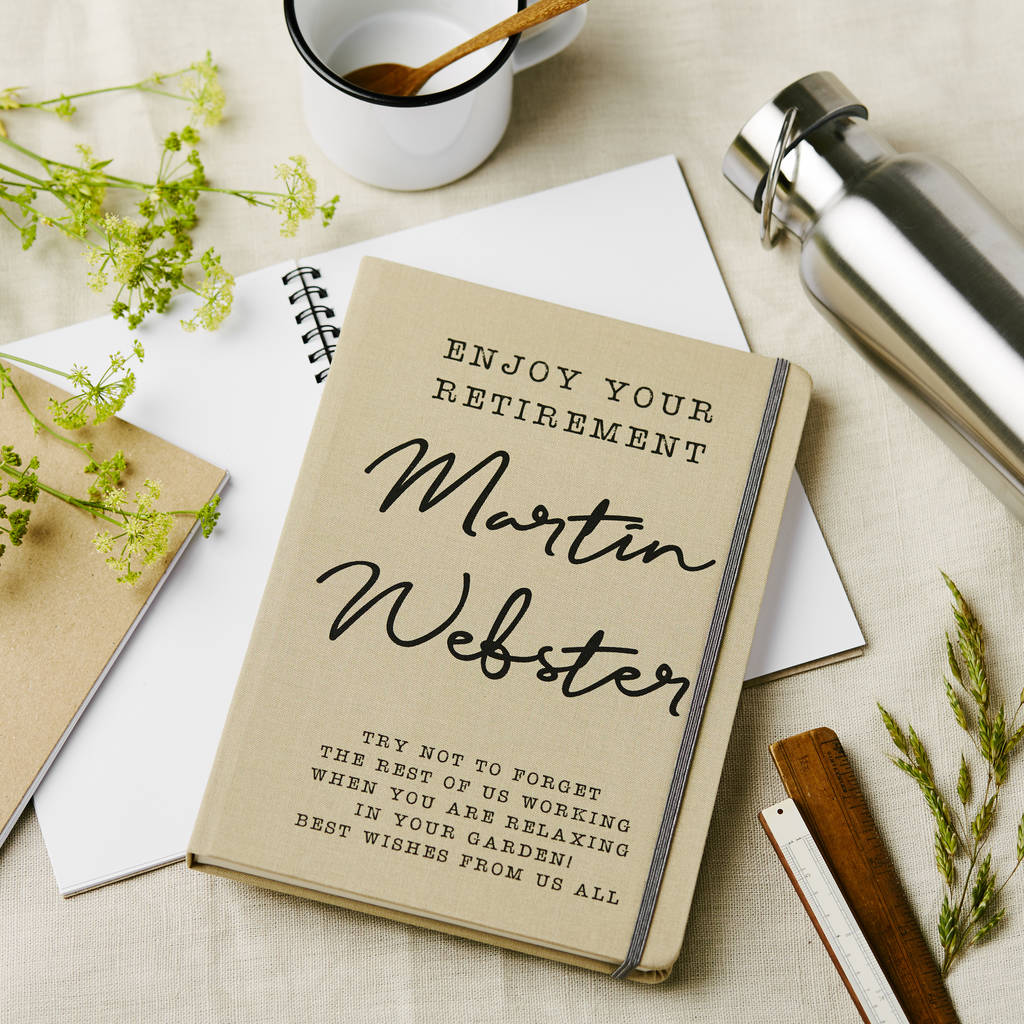 personalised retirement book by tillyanna