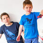 Dad And Child Dinosaur T Shirt Set, thumbnail 1 of 11