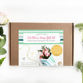 Flower Bouquet Kit, Grow And Wrap, 2 of 5