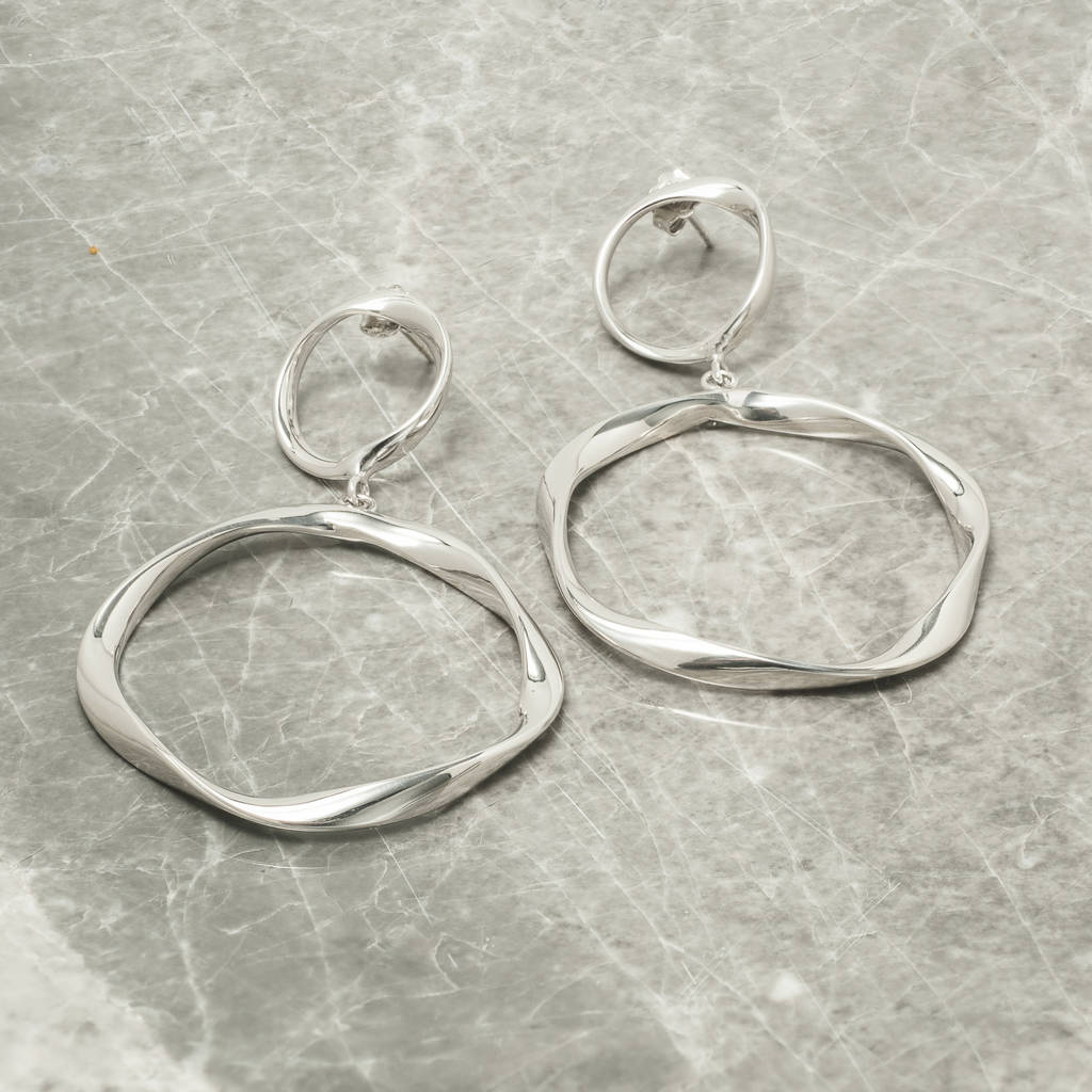 Double Hoop Chandelier Earrings By Loel & Co.