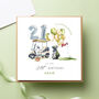 Personalised Golf Lover Mens Birthday Card, thumbnail 2 of 7